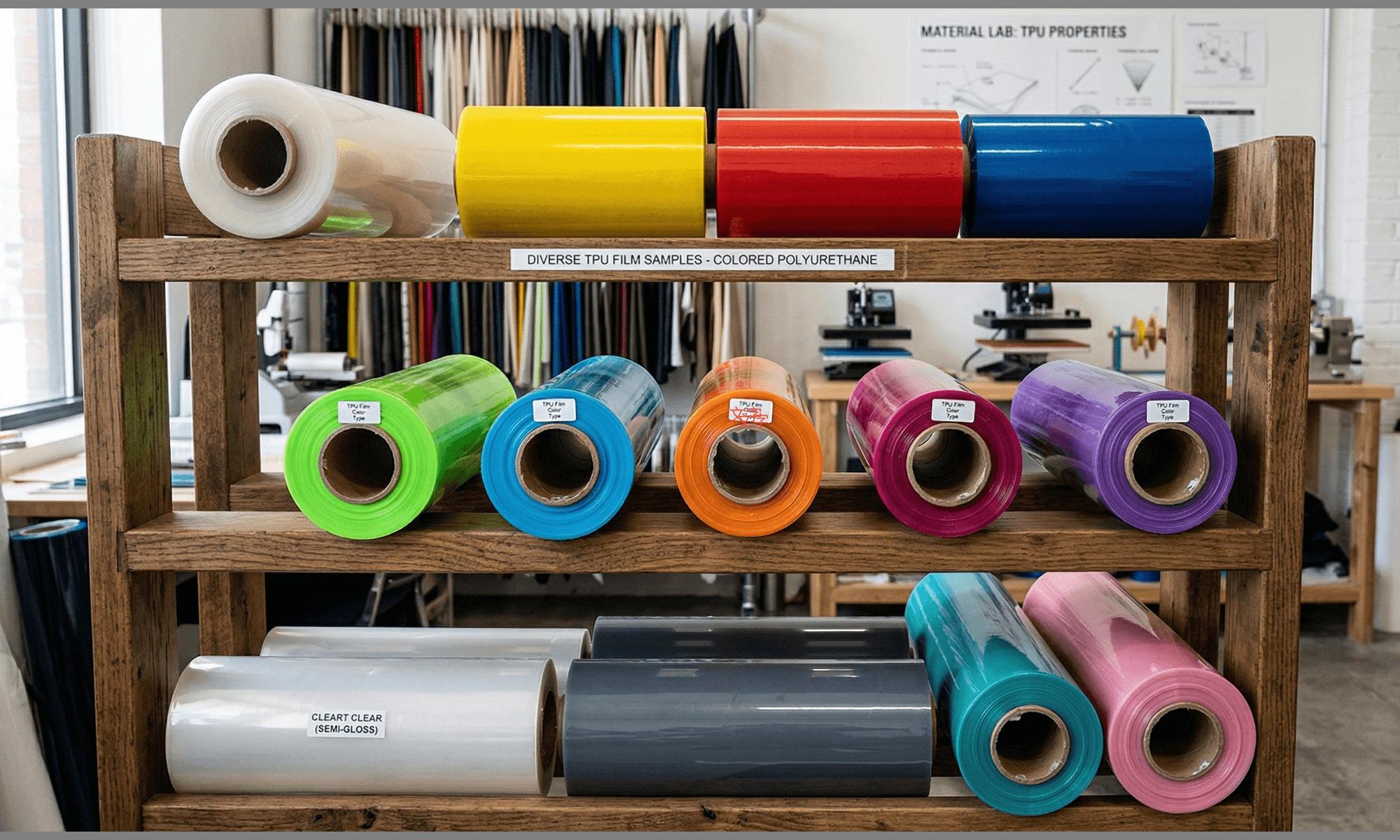 Multi-color TPU films